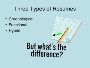 resume types